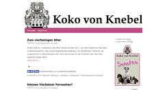 Desktop Screenshot of blog.kokovonknebel.com